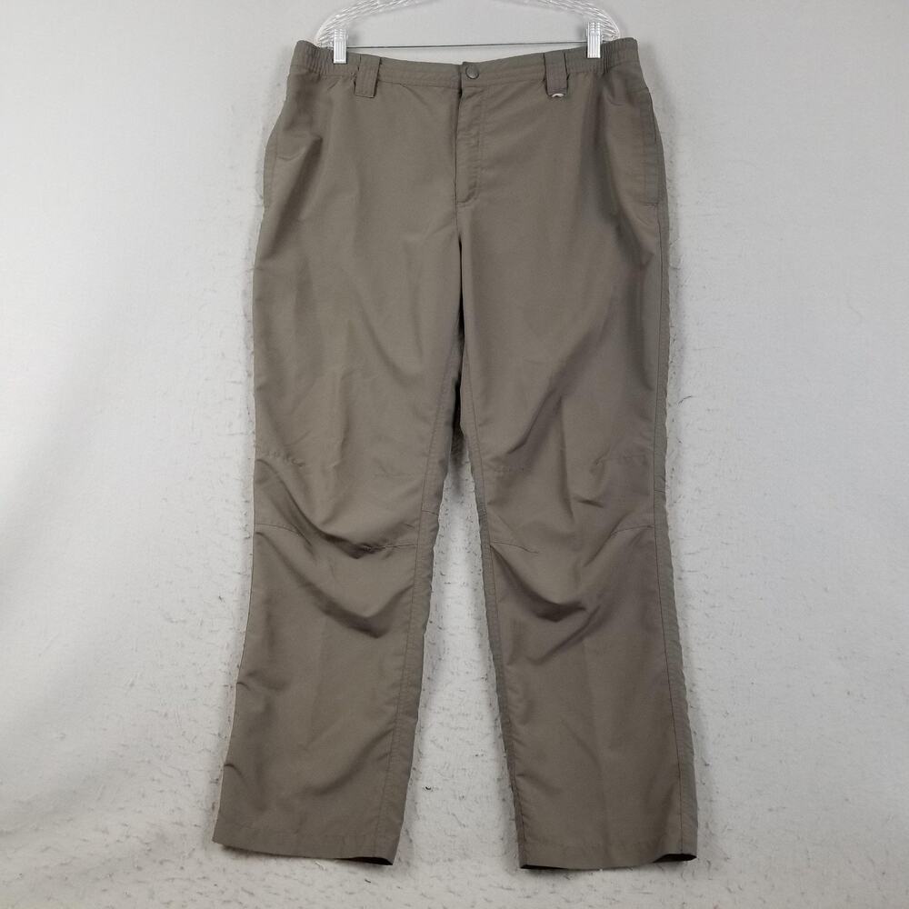 Field & Stream Pants Mens XL Gray Hiking Quick Dry Elastic Waist Cargo‎ Pocket